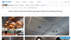 Walcoom - Woven Mesh Ceiling