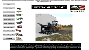 Wallace Attachments - Heavy Duty Grapple Rake