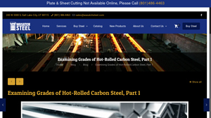 Wasatch Steel - Hot-Rolled Carbon Steel Grades