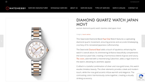 WatchesSy - Diamond Quartz Watch
