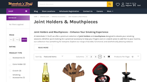 Waterbeds N Stuff - Joint Holders and Mouthpieces