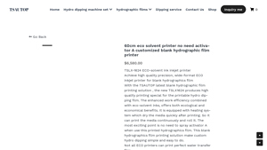 TSLX - ECO-Solvent Hydrographic Film Printer