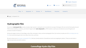 Water Transfer Printing - Hydrographic Film