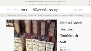 C.O. Bigelow - Natural Bristle Tortoise Toothbrush