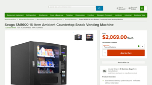 SM1600 - Candy and Snack Vending Machine