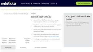 Websticker - Custom Tech Tattoos & Stickers