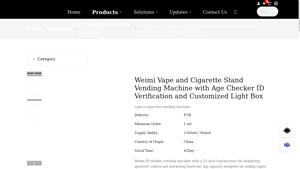 Weimi - Vape and Cigarette Stand Vending Machine