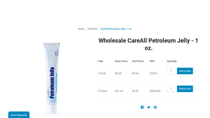 CareAll - Wholesale Petroleum Jelly 1 oz.