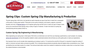 Wermke Spring - Custom Spring Clips