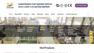 WFA Machinery - Cattle and Sheep Slaughtering Line Equipment