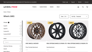 Wheel Pros - Diverse Wheel Selection