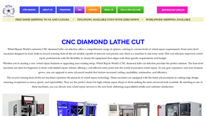 Wheel Repair World - CNC Diamond Lathe Cut Machines