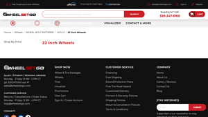 Wheelset Go - 22 Inch Wheels