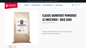 Lakanto - Classic Monkfruit Powdered Sweetener