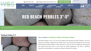 Wholesale Stone Solutions - Red Beach Pebbles