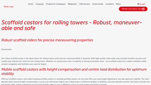 Wicke - Scaffolding Castors