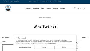 Wind and Solar - Raptor G5 5 Blade Freedom Wind Turbine Generator