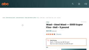 Steel Wool Roll - 5 lbs
