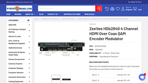 ZeeVee - HDb2840 HDMI Over Coax QAM Encoder Modulator
