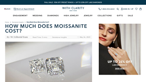 With Clarity - Moissanite Engagement Rings