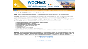 WOCN - Pressure Injury Prevention Solutions