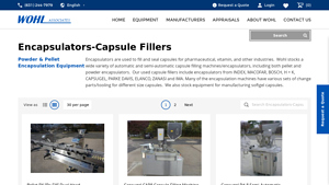 Wohl Associates - Used Capsule Filling Machines