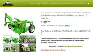 Bomet - Rear Discharge Ursa Vibrating Potato Digger