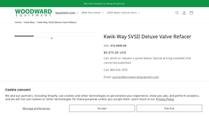 Woodward Equipment - Kwik-Way SVSII Deluxe Valve Refacer