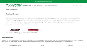 Woodward Equipment - Van Norman Flywheel Grinders