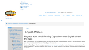 Woodward Fab - English Wheel Machines