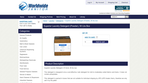 Worldwide Janitor - Superior Laundry Detergent (Powder)