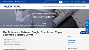 WSV - Eccentric Butterfly Valves