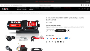 X-BULL - Electric Winch 3000 LBS