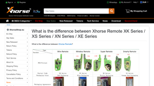 Xhorse - Remote Series Comparison