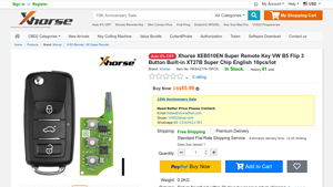 Xhorse - XEB510EN Super Remote Key