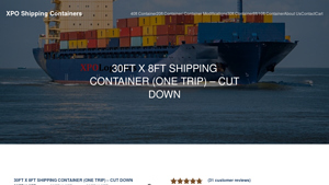 XPO Shipping Containers - 30FT X 8FT One Trip Shipping Container