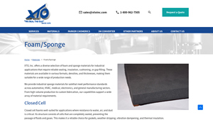 XTO, Inc. - Foam and Sponge Solutions