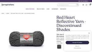Yarnspirations - Red Heart Reflective Yarn
