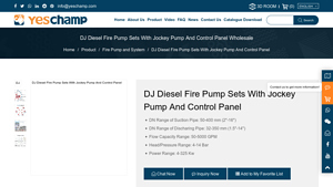YesChamp - DJ Diesel Fire Pump Sets