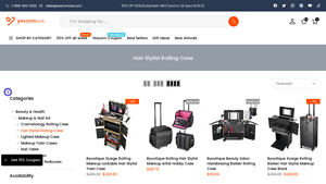 Yescom - Hair Stylist Rolling Case