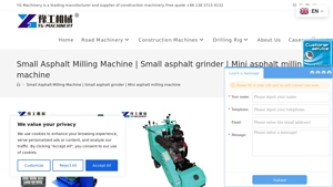 YG Road Machine - Small Asphalt Milling Machine