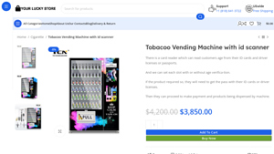 Tobacoo - Vending Machine with ID Scanner