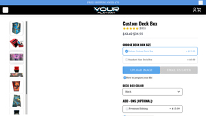 Your Playmat - Custom Deck Box