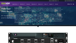 ZeeVee - HDBridge 2000 Series RF Modulators and Encoders