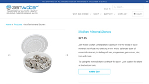 Zen Water Systems - Maifan Mineral Stones