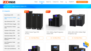 ZG DUPS - High Frequency Online UPS Solutions
