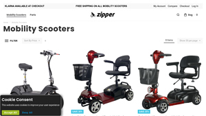 Zipper Mobility - Affordable 3 & 4 Wheel Electric Scooters