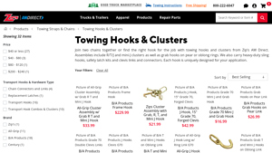 Zips - Towing Hooks & Clusters