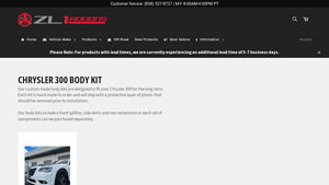 ZL1 Addons - Chrysler 300 Body Kit