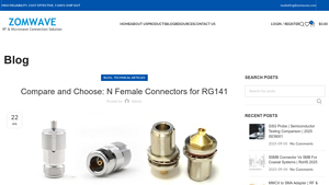 Zomwave - N Female Connectors for RG141